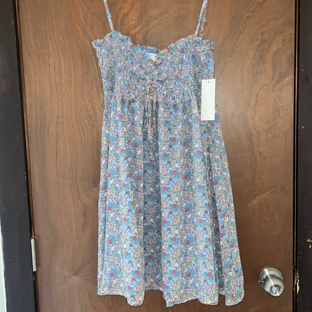NWT Aura floral sundress sz L 💐👗